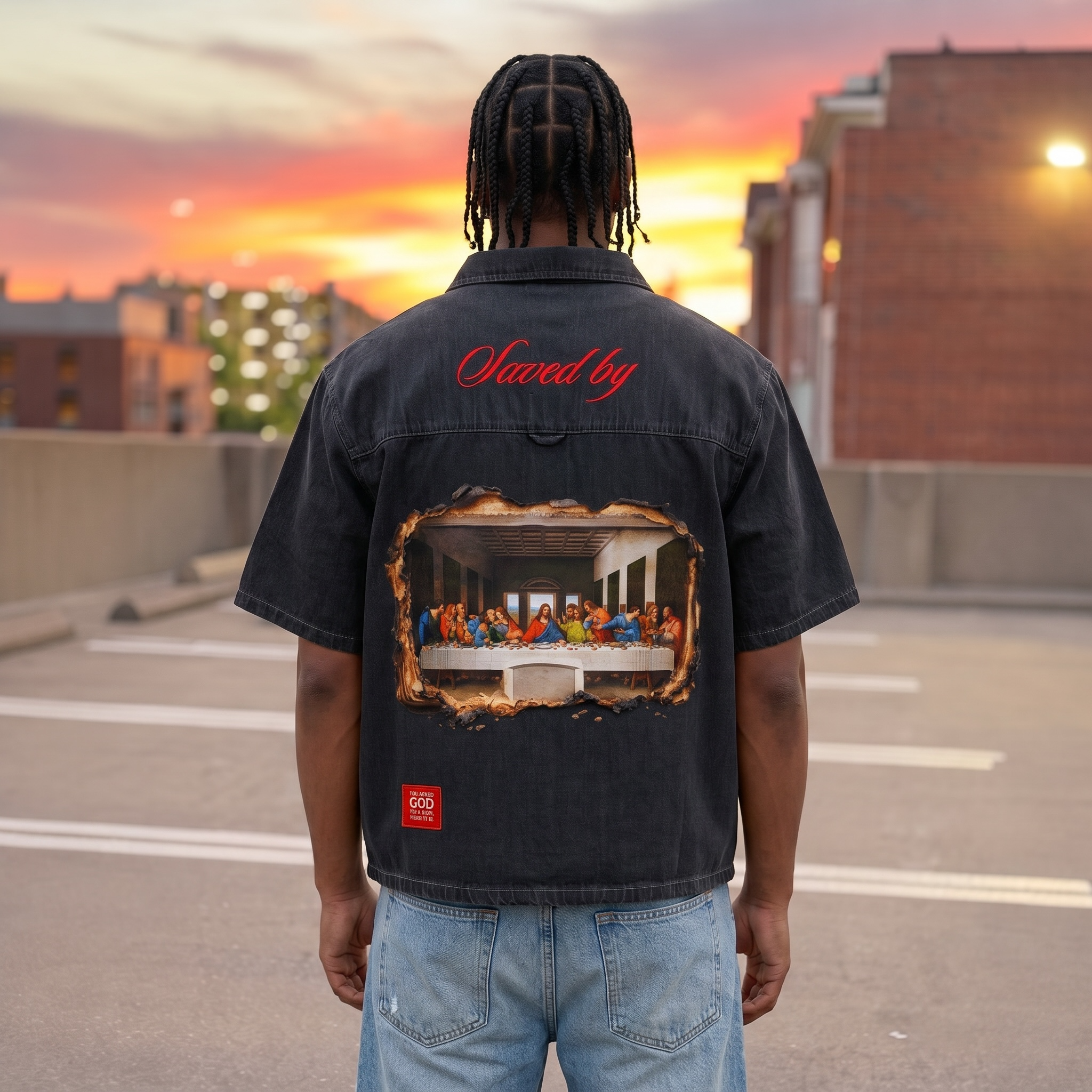 “Saved” Lyocell Shirt