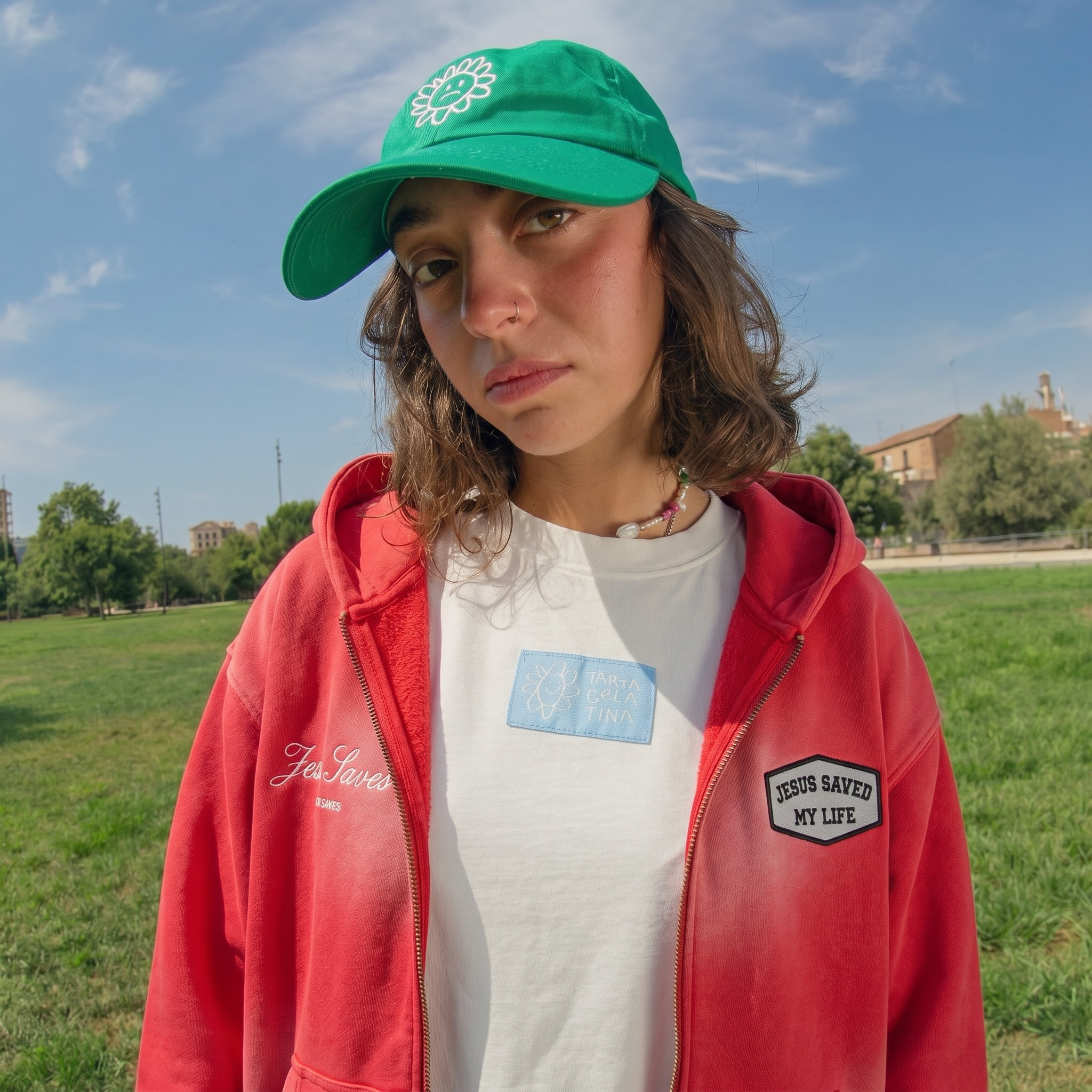 “Jesus saves”Boxy Hoodie