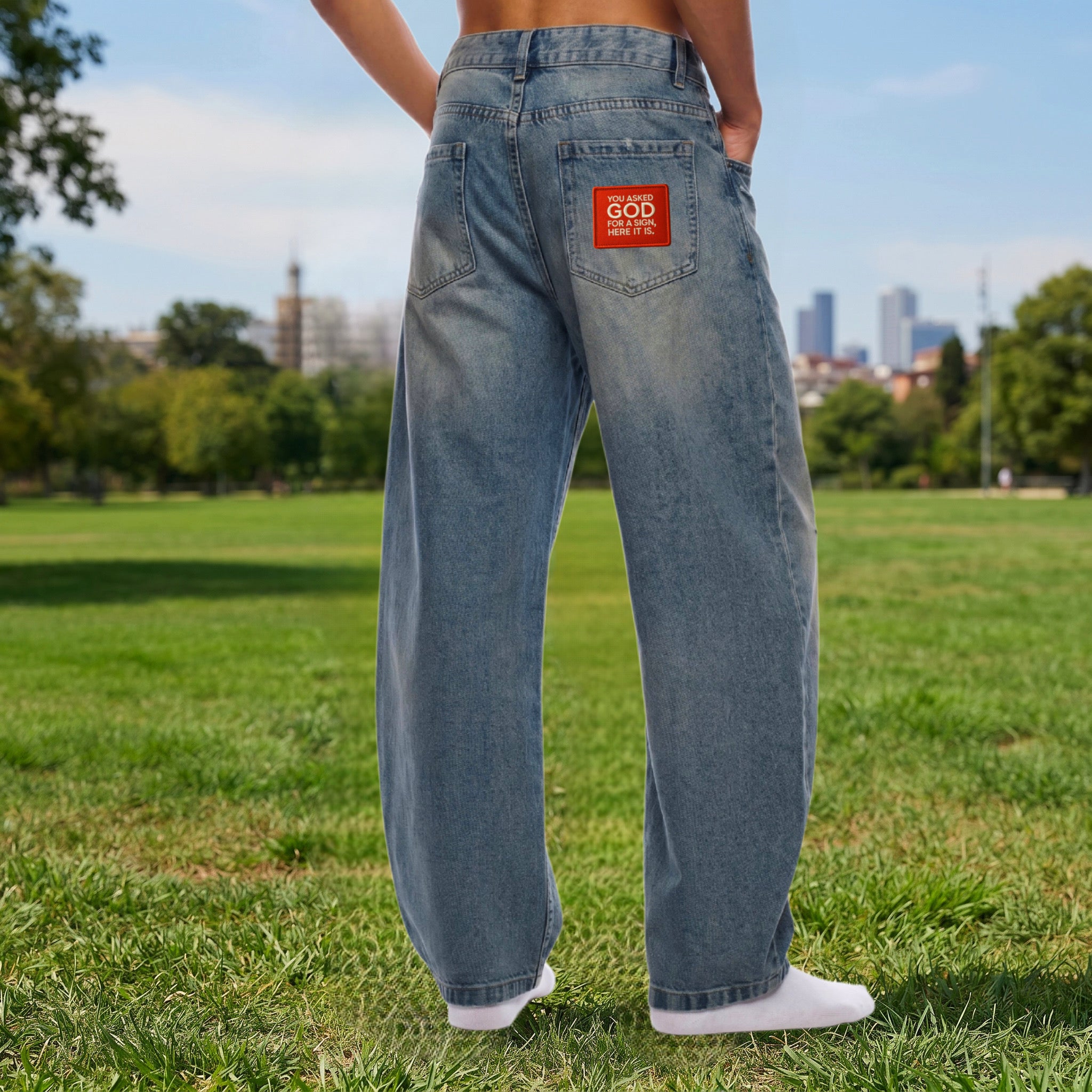 “Saved” Jeans