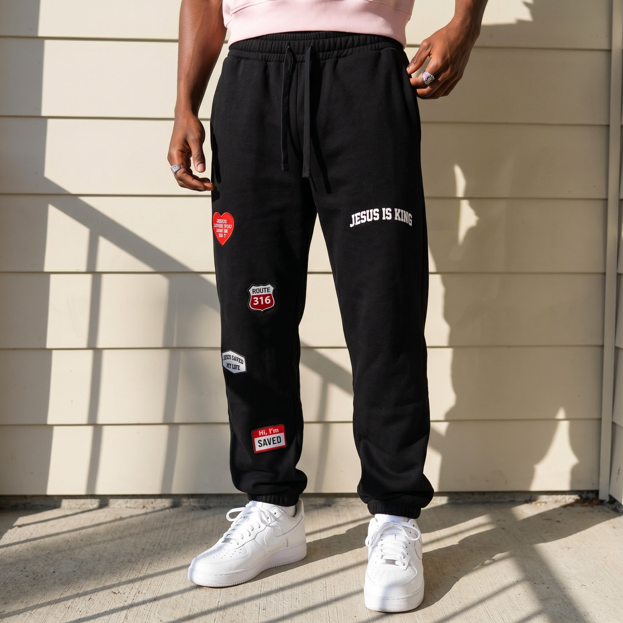 “Jesus Is King” Sweatpants