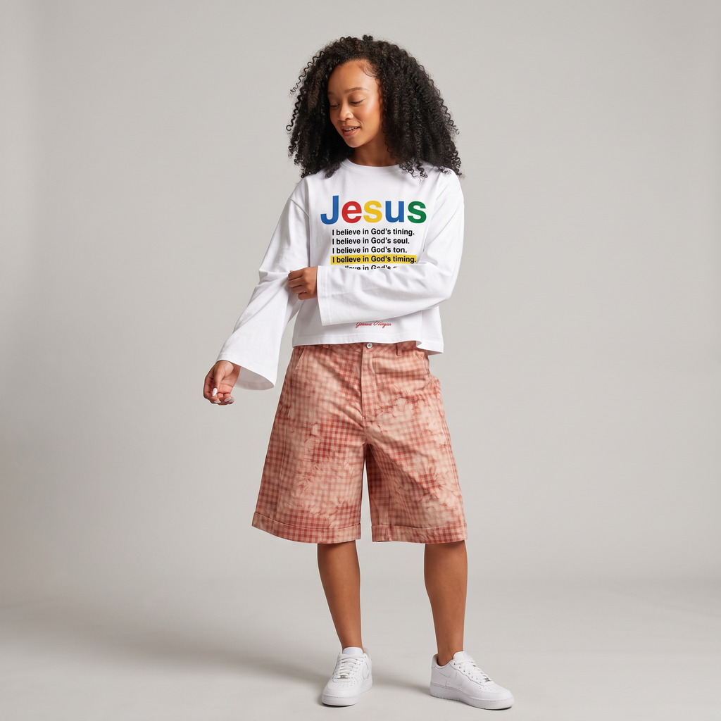 The lamb Plaid shorts