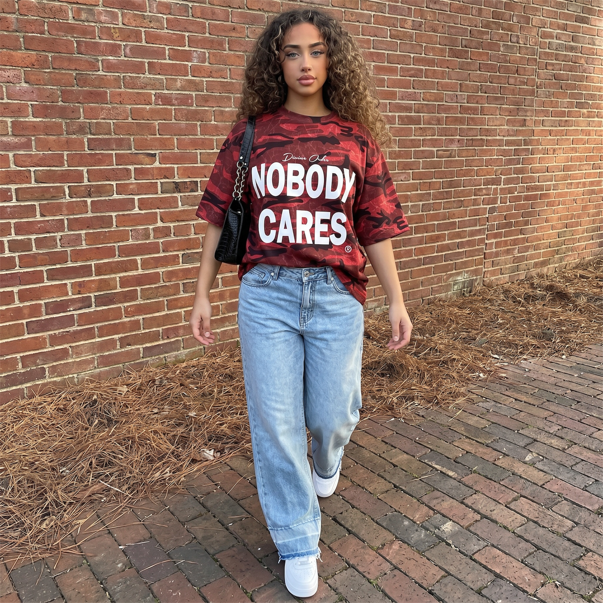 'Jesus Cares' Camo T-Shirt