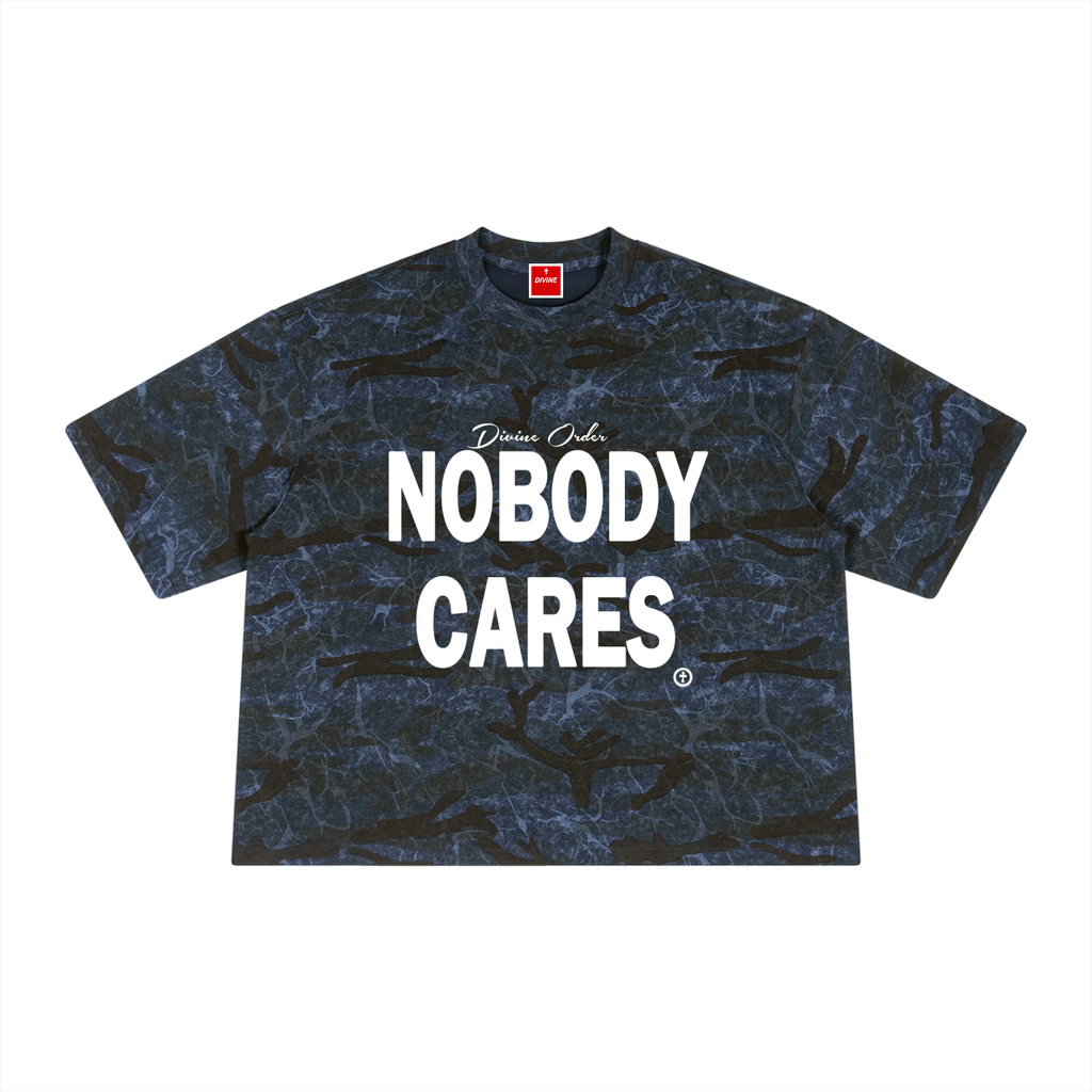 'Jesus Cares' Camo Tshirt