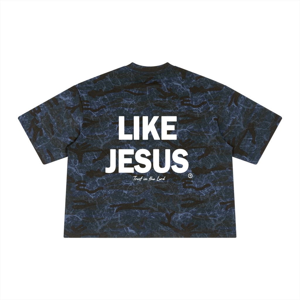 'Jesus Cares' Camo Tshirt