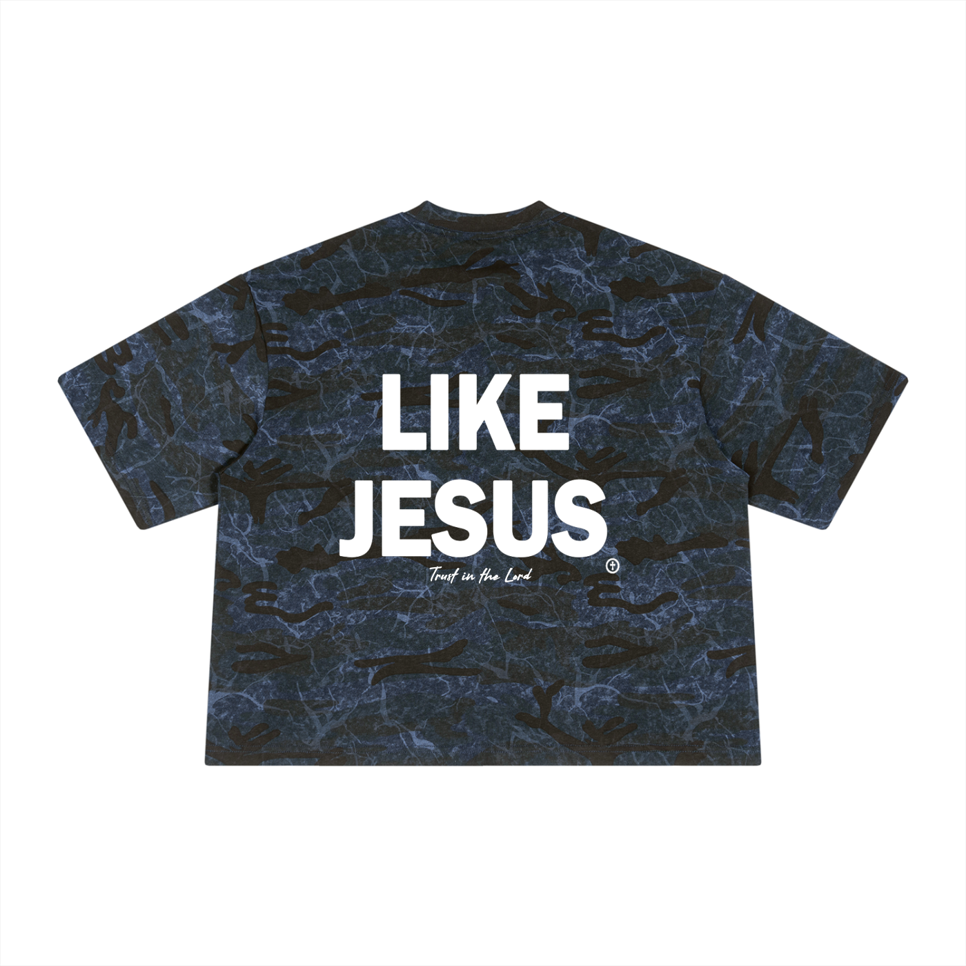 'Jesus Cares' Camo Tshirt