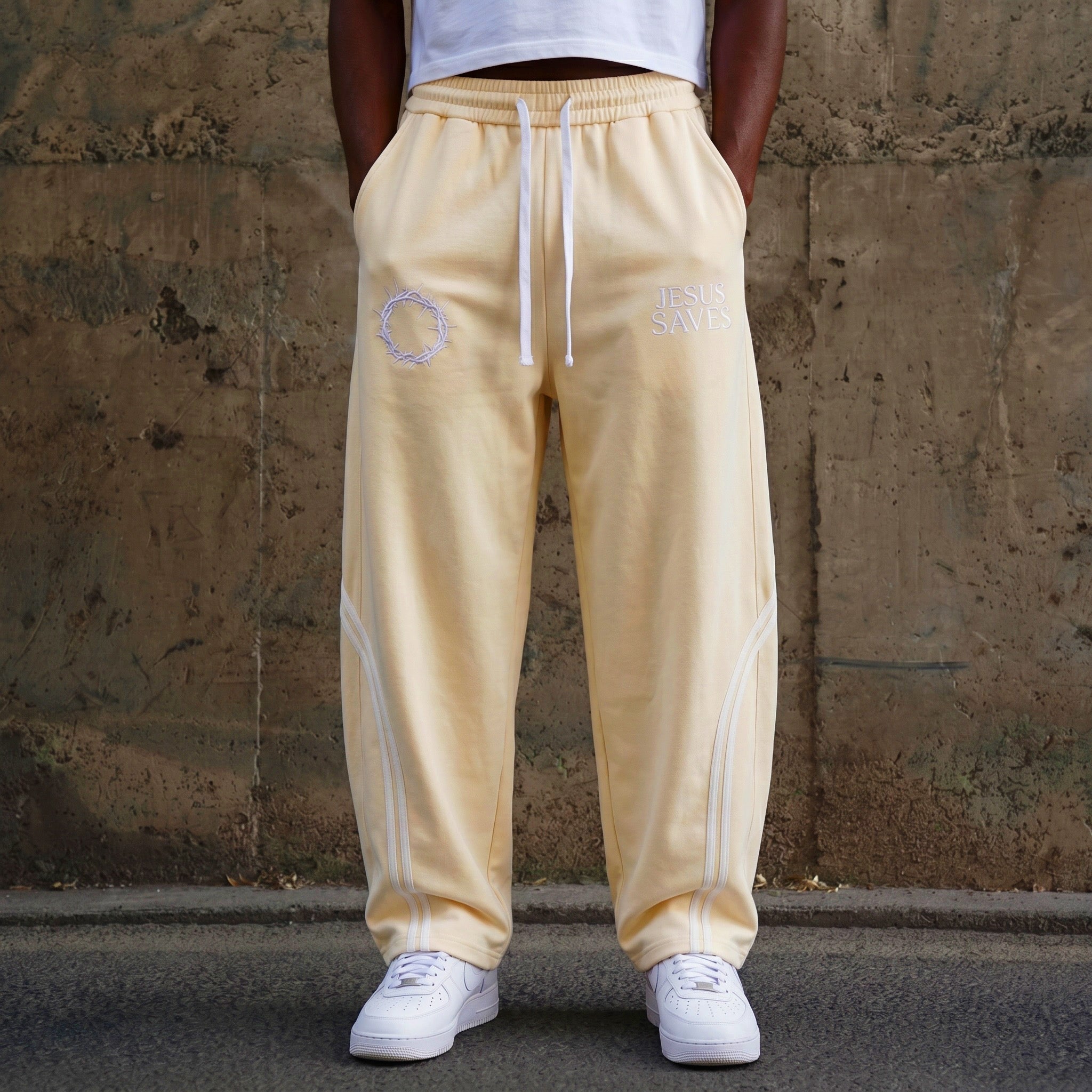 “Jesus Saves” Sweatpants