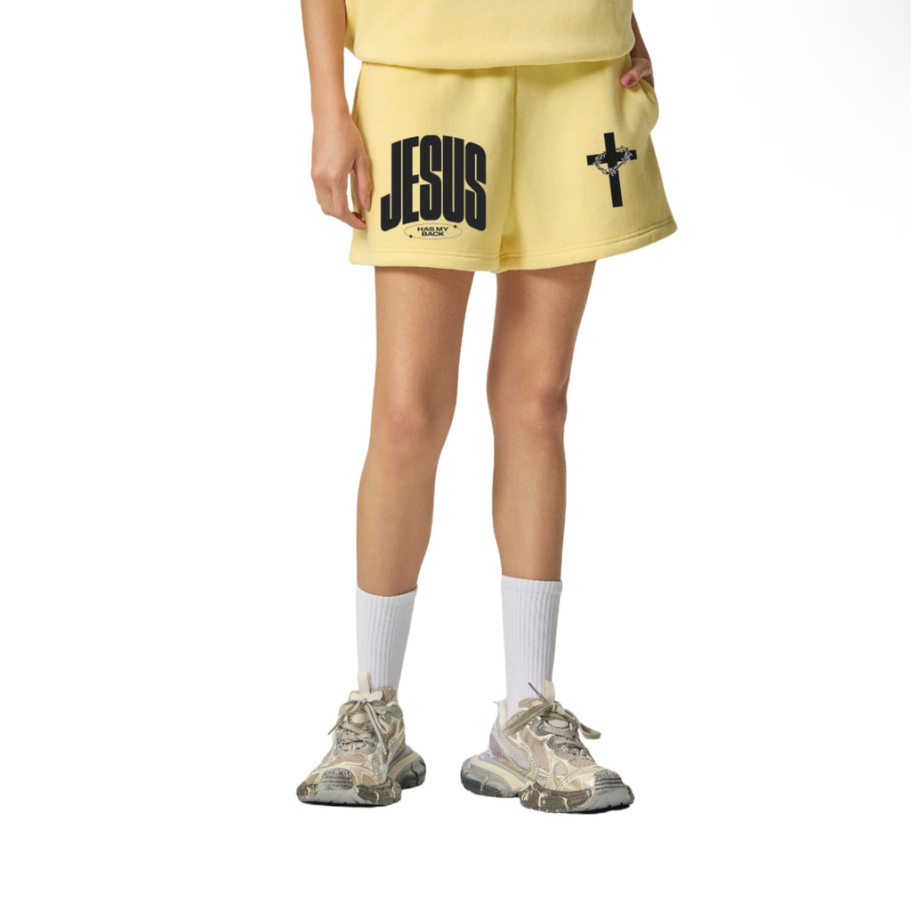“Jesus got me” shorts
