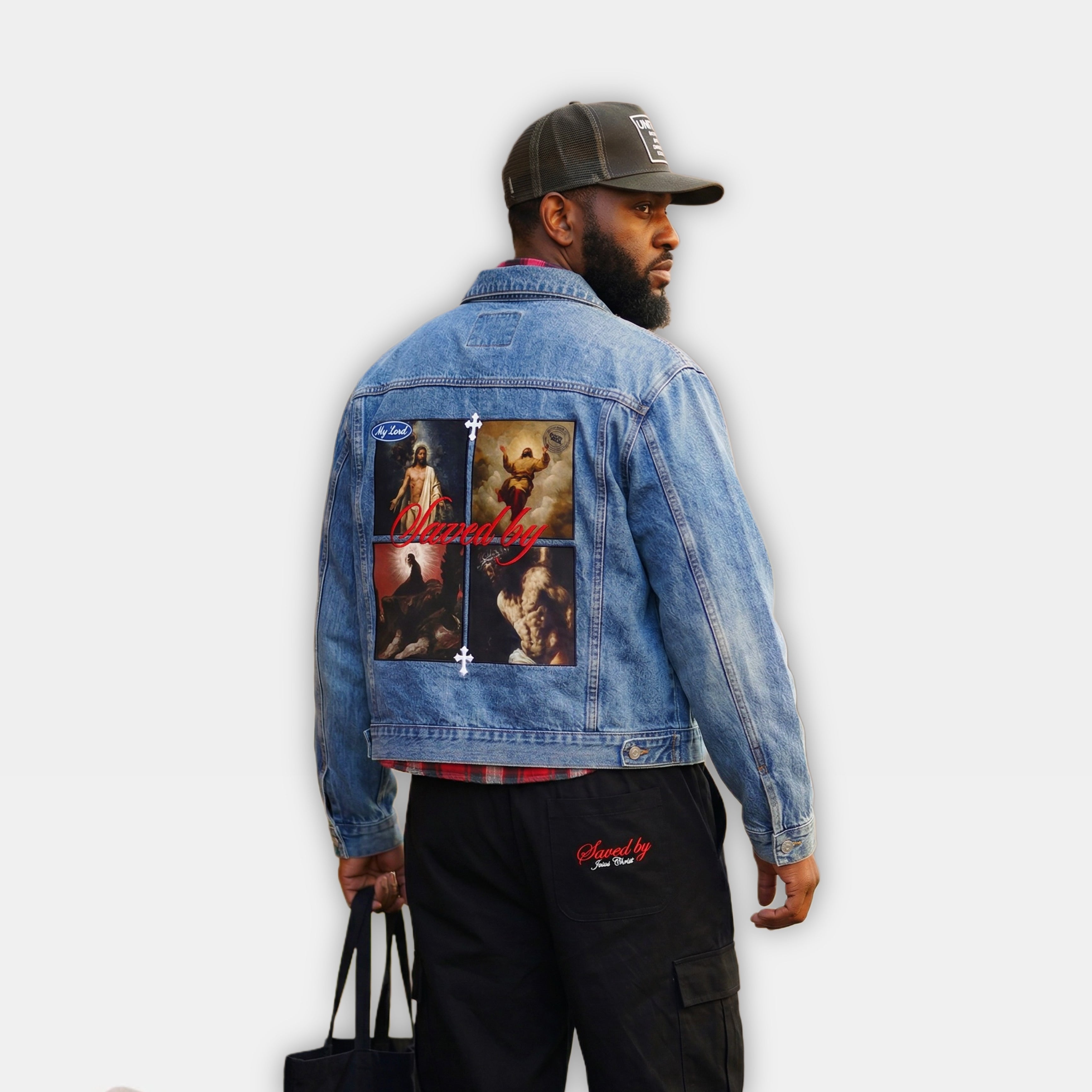 “Saved”Denim Jacket
