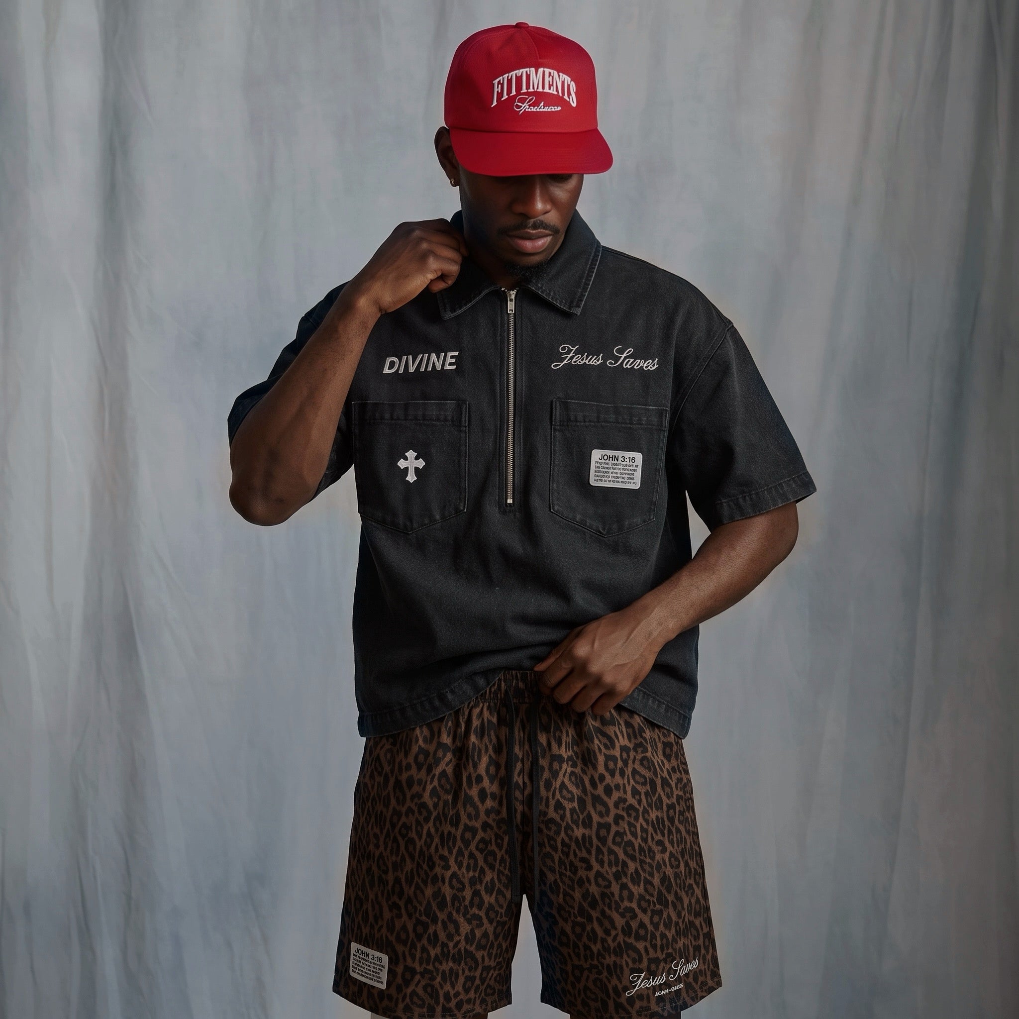 “Warrior” Boxy  Denim Shirt