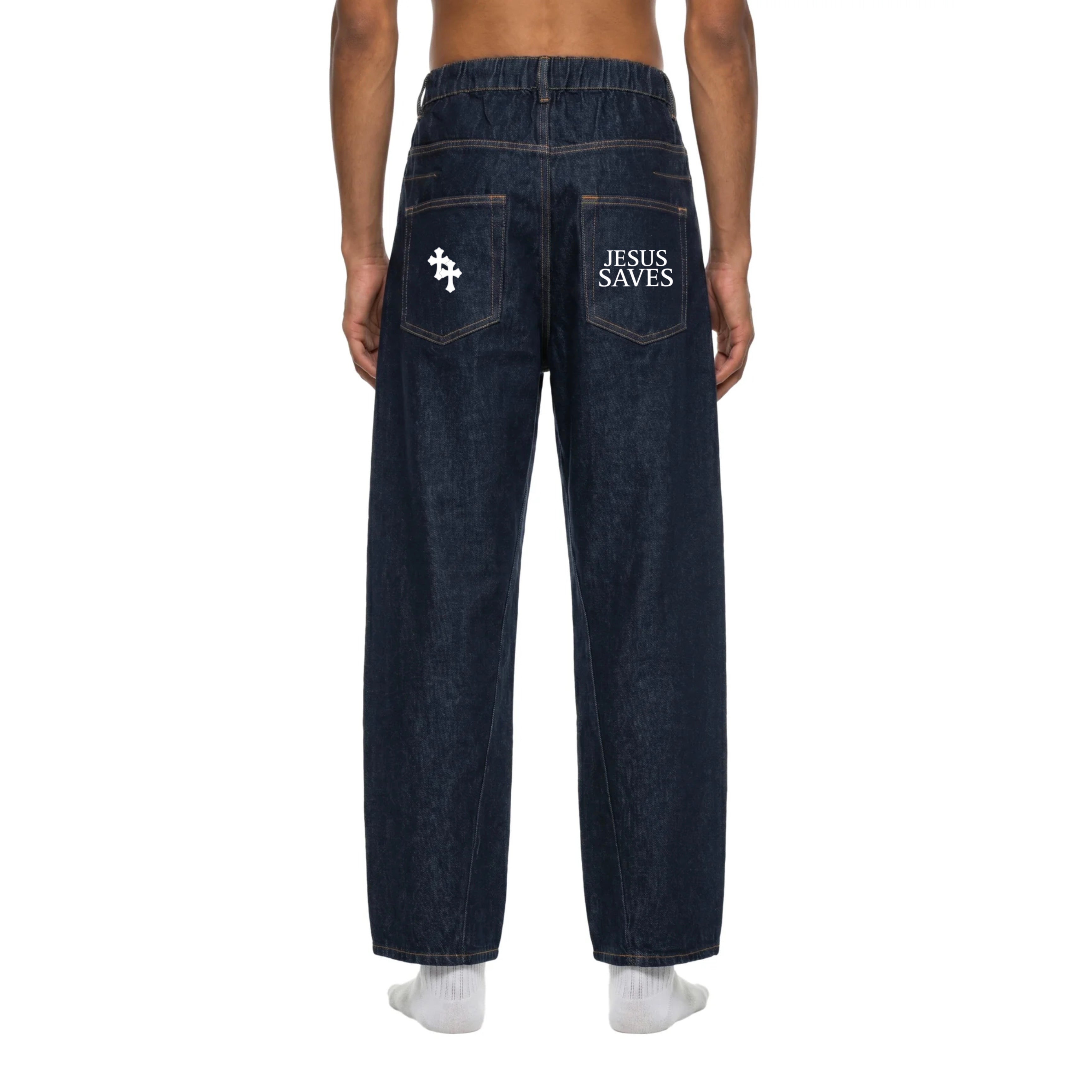 “Jesus saves “Vintage Jeans