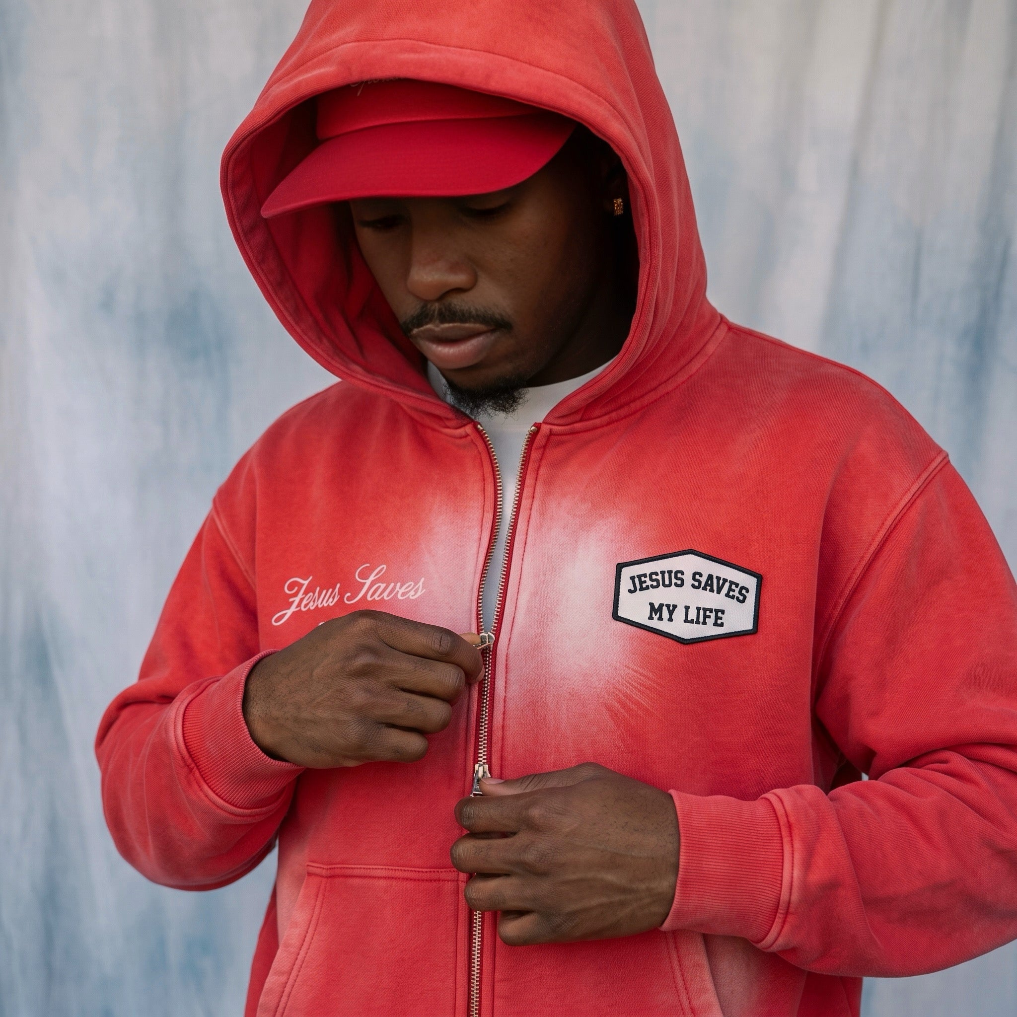 “Jesus saves”Boxy Hoodie
