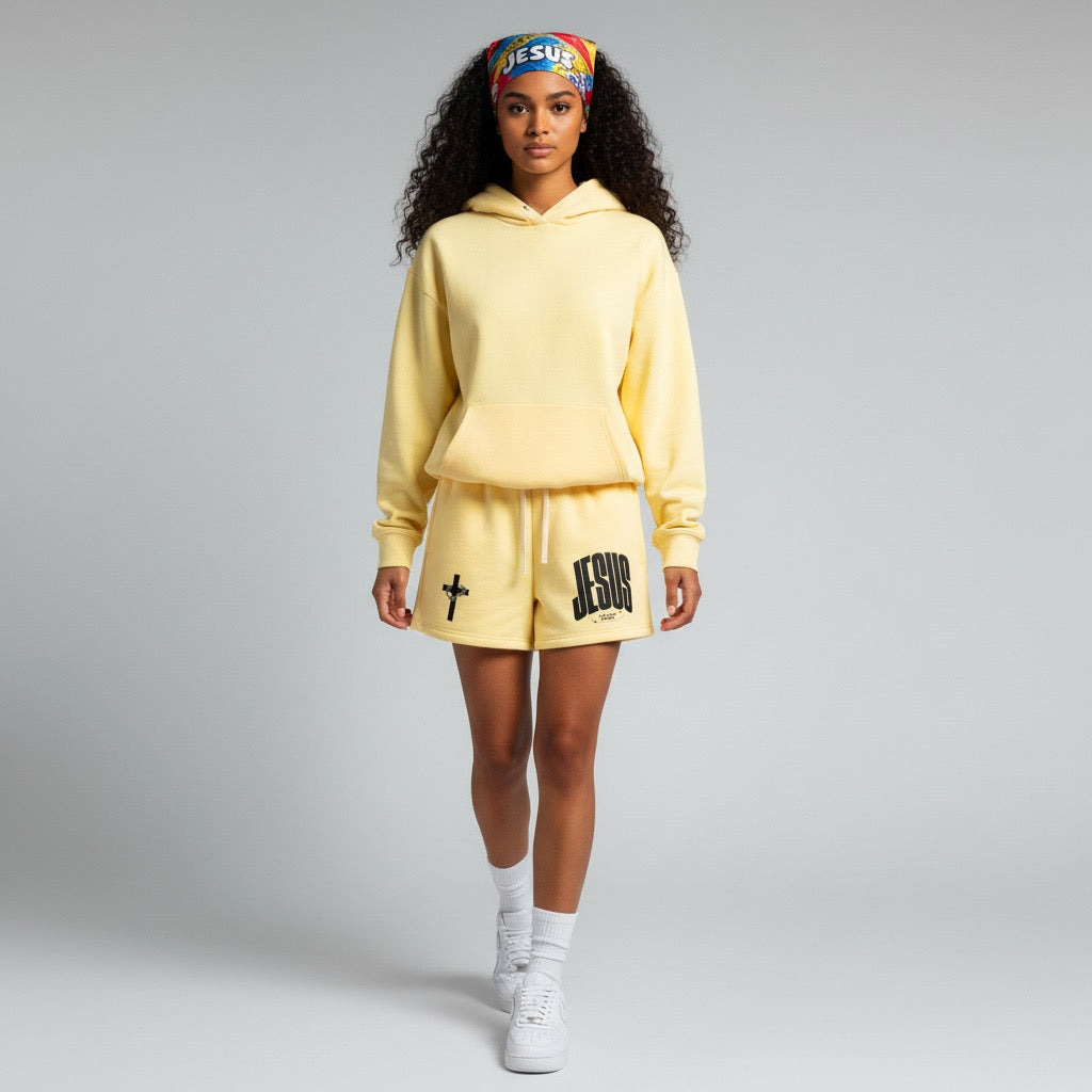 “Jesus got me” shorts