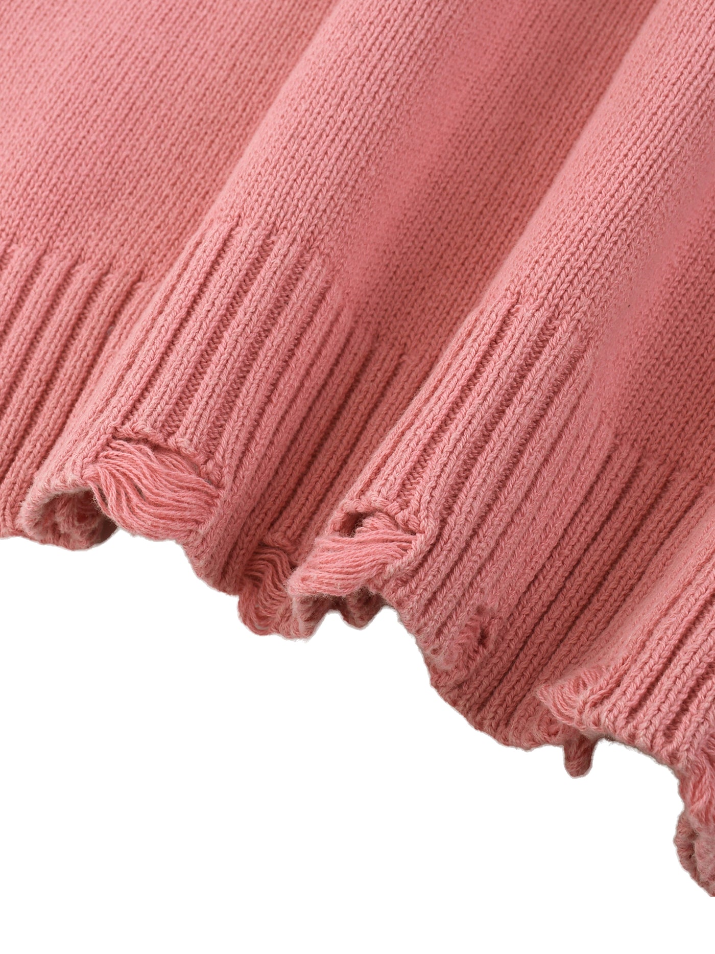 Vintage Washed Hand-Frayed Sweater